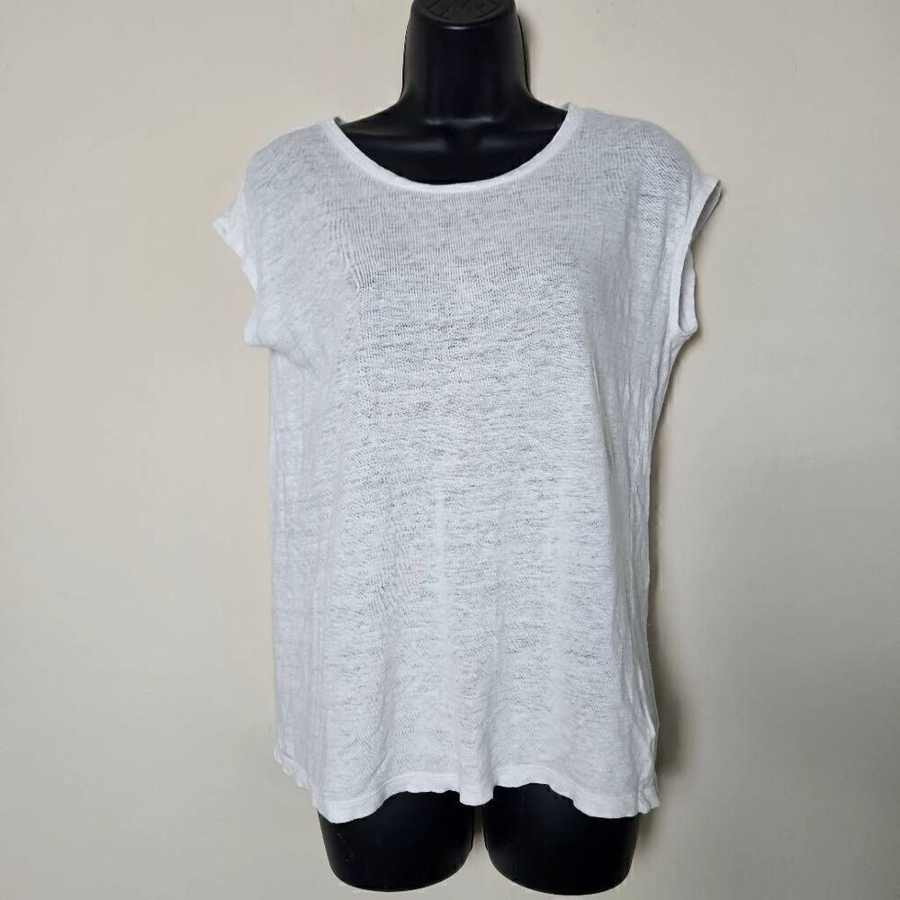Tahari Linen Blouse